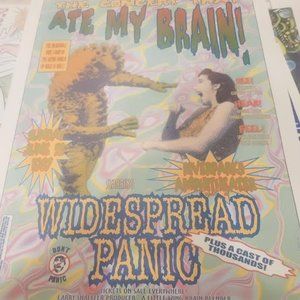 WIDESPREAD PANIC 1997 Signed Original Tulsa Concert Poster